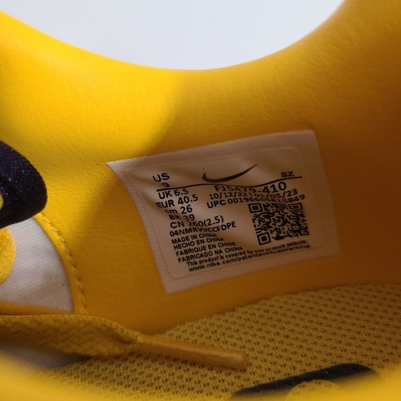 NEW Nike Womens Air Max 1 Premium Head To Head Shoes FJ5479-410 Size 9 Yellow - Picture 7 of 7